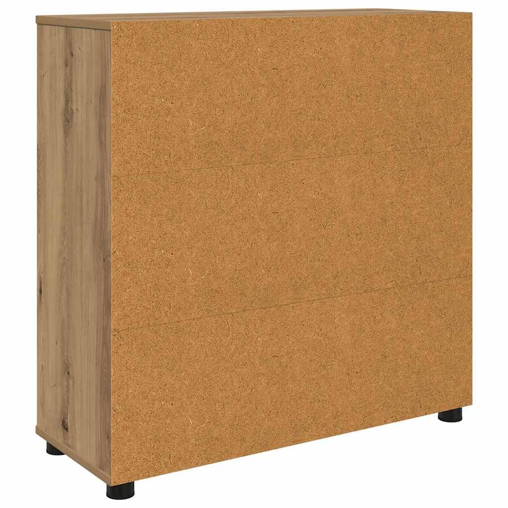 vidaXL Szafka do przechowywania Dąb rzemieślniczy 80 x 31 x 81 cm