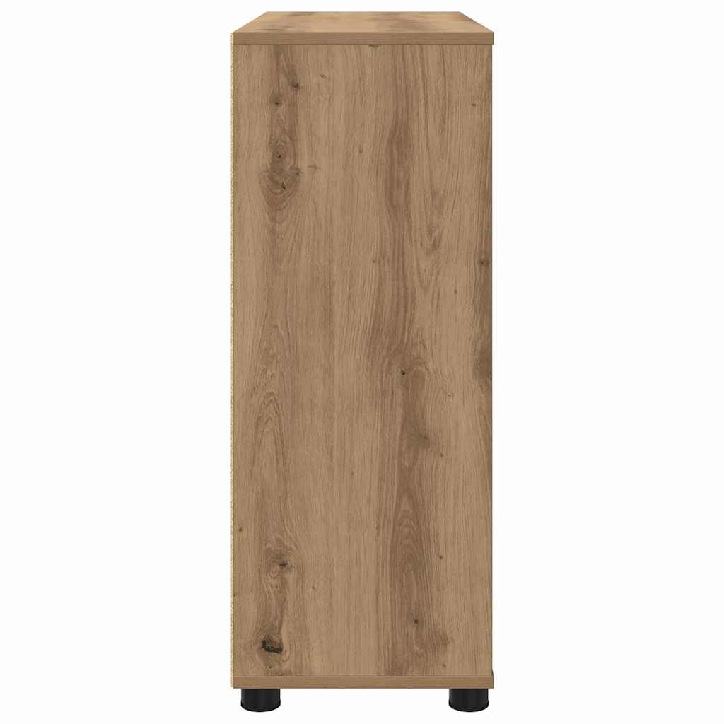vidaXL Szafka do przechowywania Dąb rzemieślniczy 80 x 31 x 81 cm