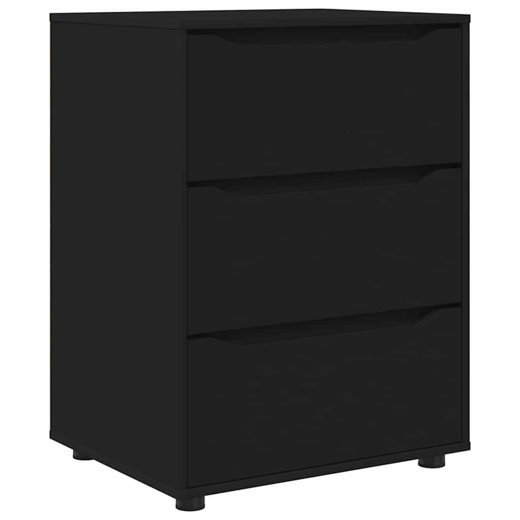 vidaXL Szafka do przechowywania Czarny 60 x 48 x 81 cm