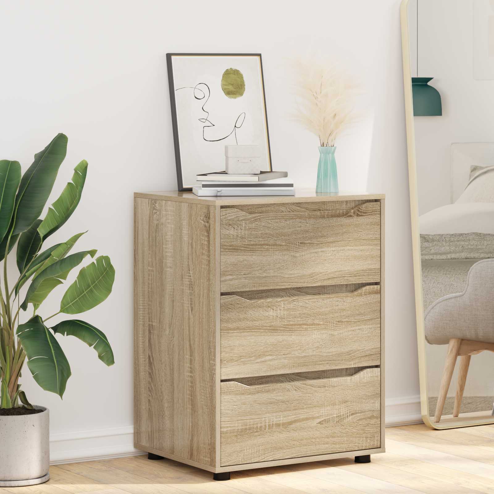 vidaXL Szafka do przechowywania 60 x 48 x 81 cm Drewno inżynieryjne