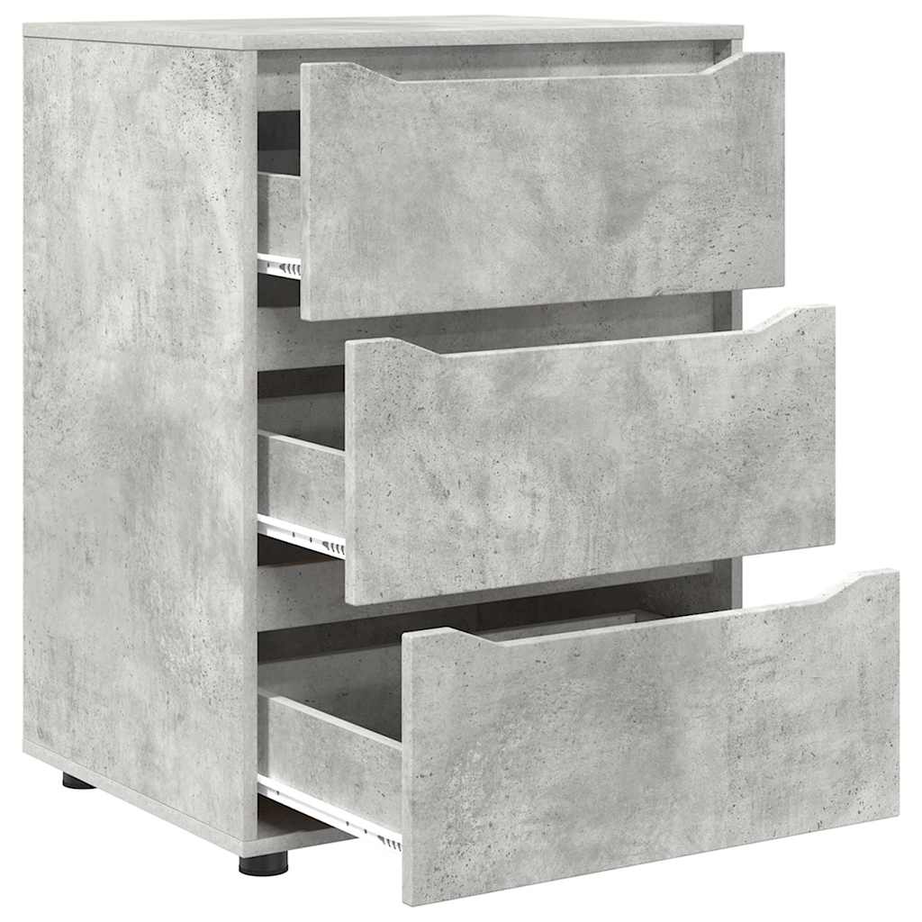vidaXL Szafka do przechowywania Betonowy szary 60 x 48 x 81 cm