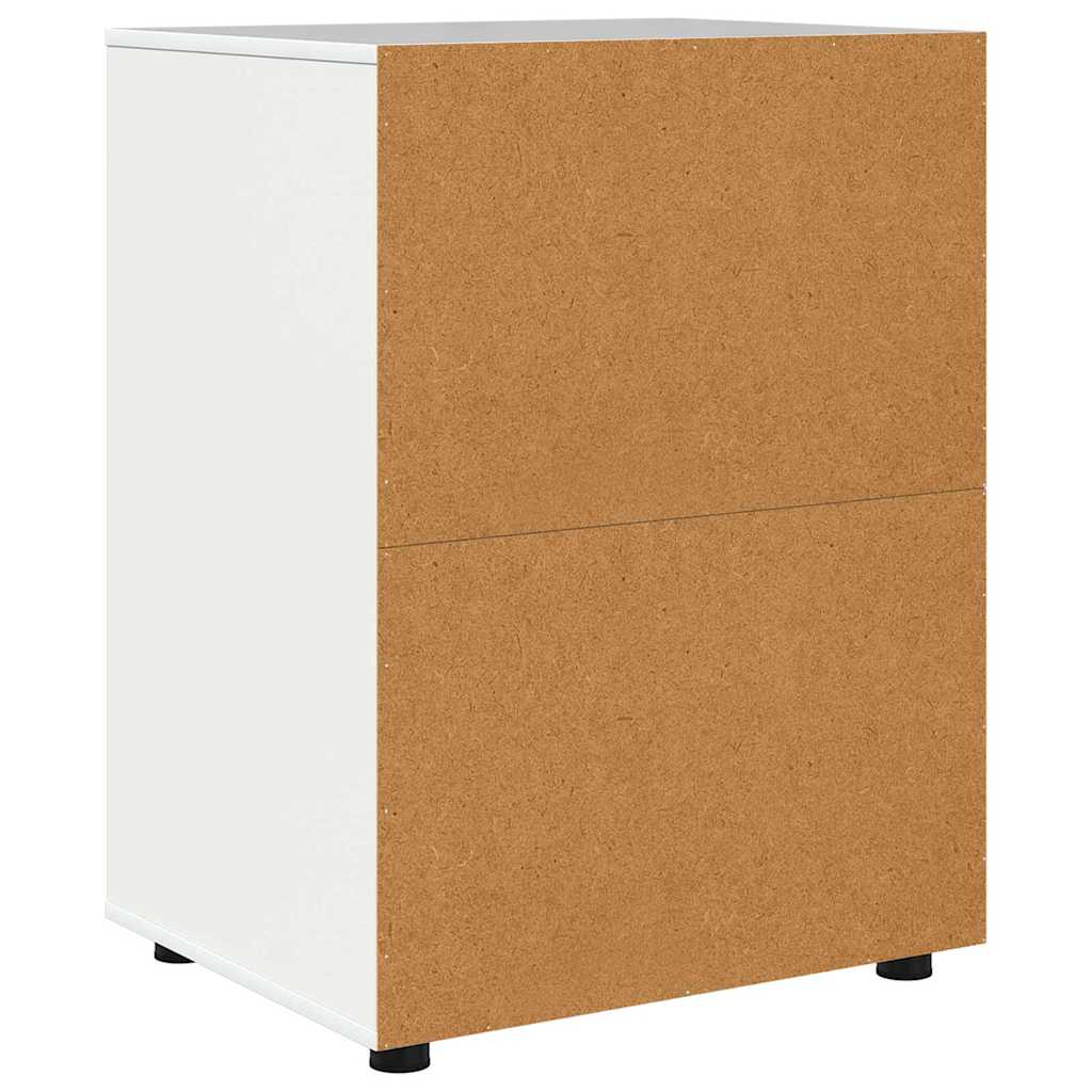 vidaXL Szafka do przechowywania Wysoki połysk biały 60 x 48 x 81 cm