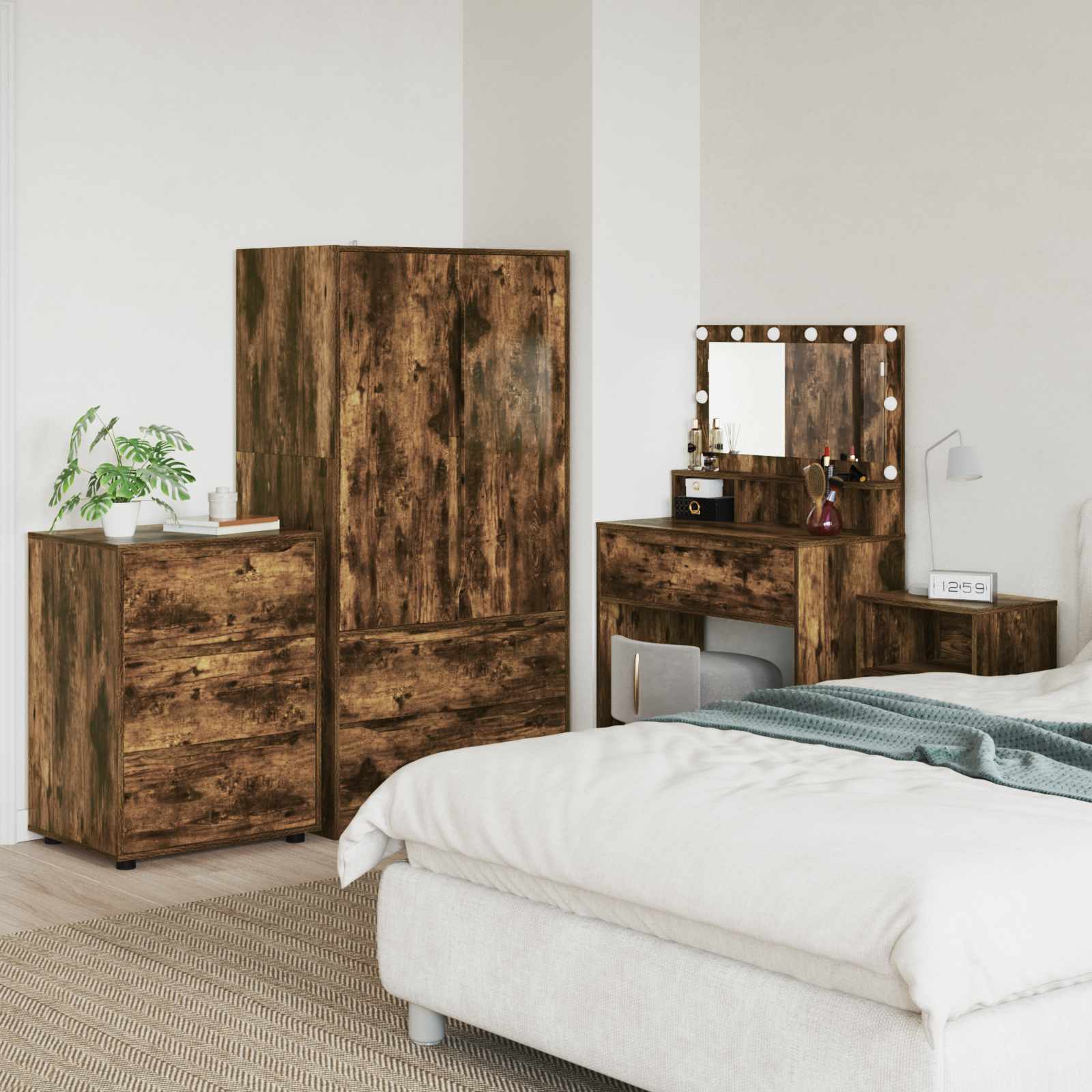 vidaXL Szafka do przechowywania 60 x 48 x 81 cm Drewno inżynieryjne