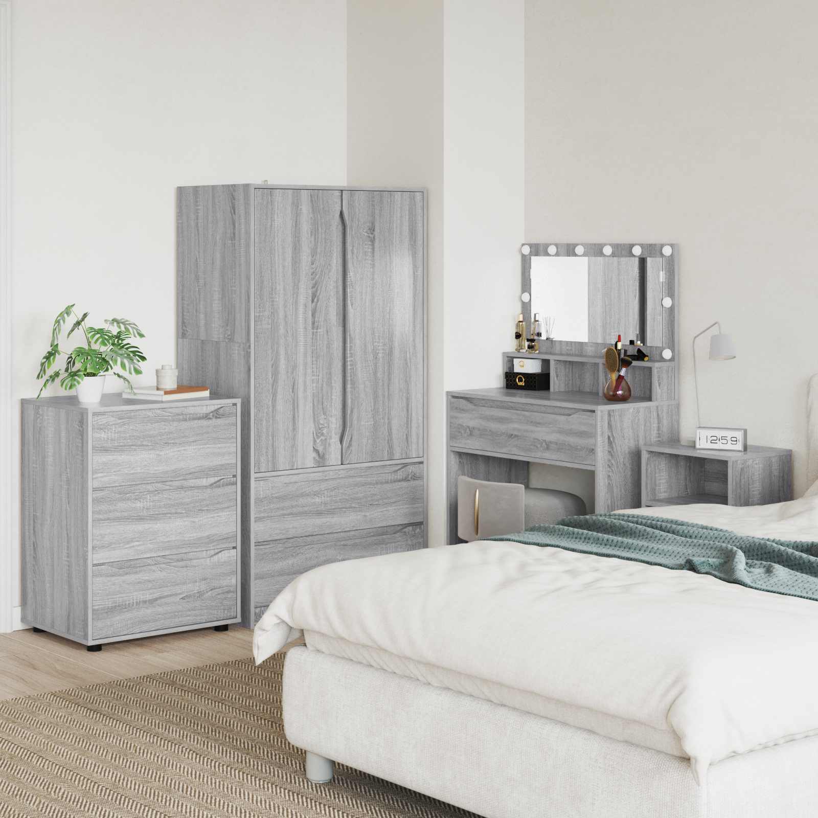 vidaXL Szafka do przechowywania 60 x 48 x 81 cm Drewno inżynieryjne