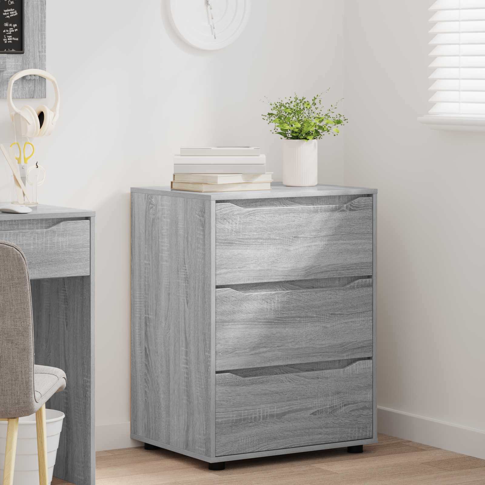 vidaXL Szafka do przechowywania 60 x 48 x 81 cm Drewno inżynieryjne