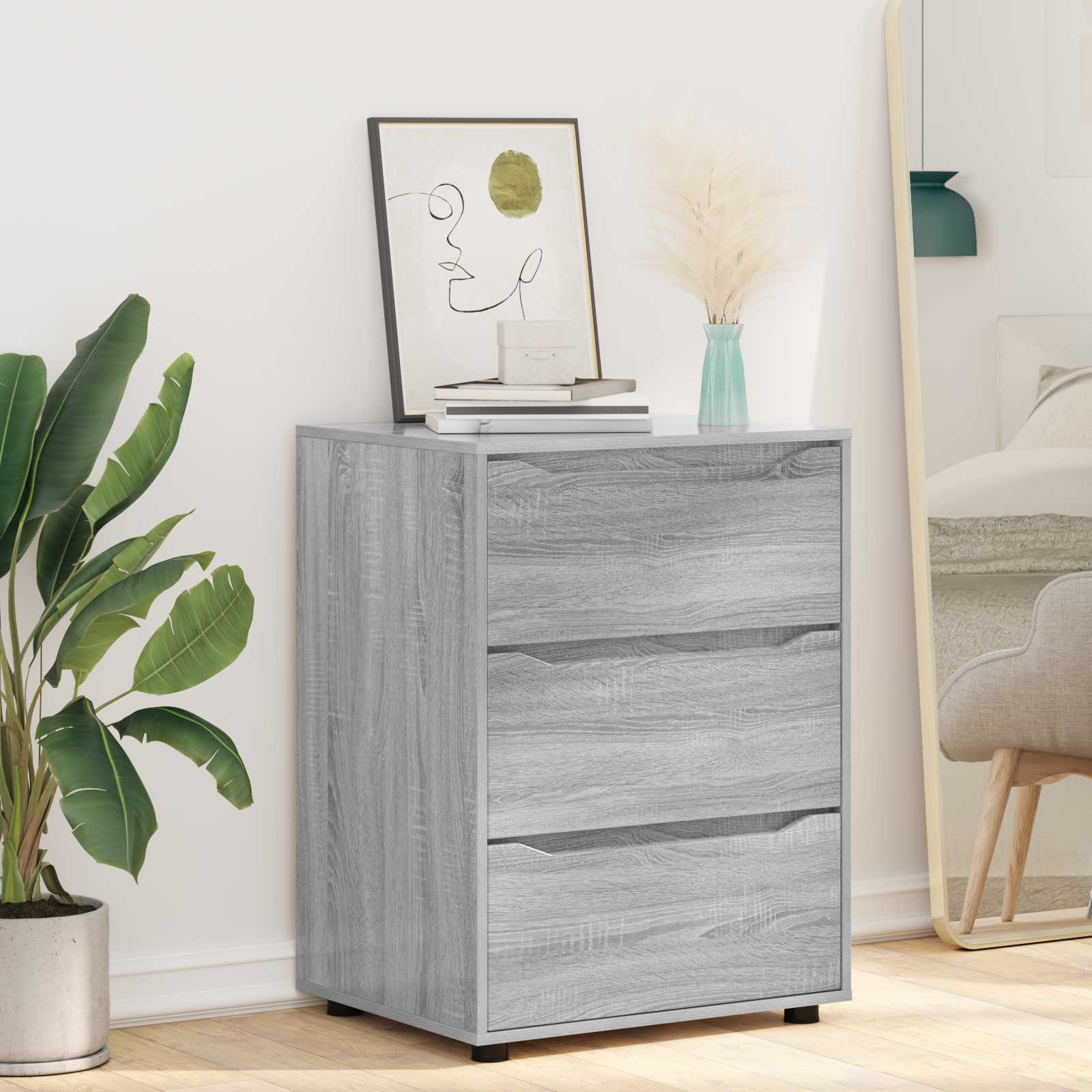 vidaXL Szafka do przechowywania 60 x 48 x 81 cm Drewno inżynieryjne