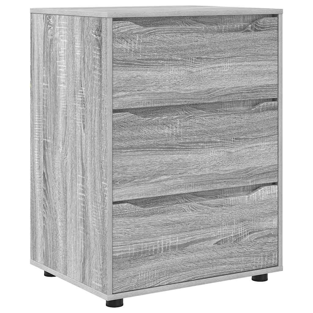vidaXL Szafka do przechowywania Szary Sonoma 60 x 48 x 81 cm