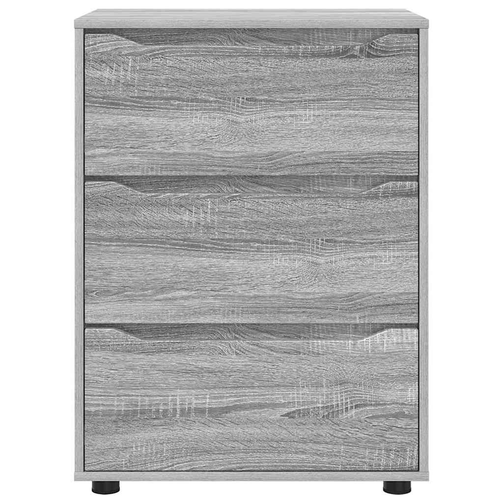 vidaXL Szafka do przechowywania Szary Sonoma 60 x 48 x 81 cm