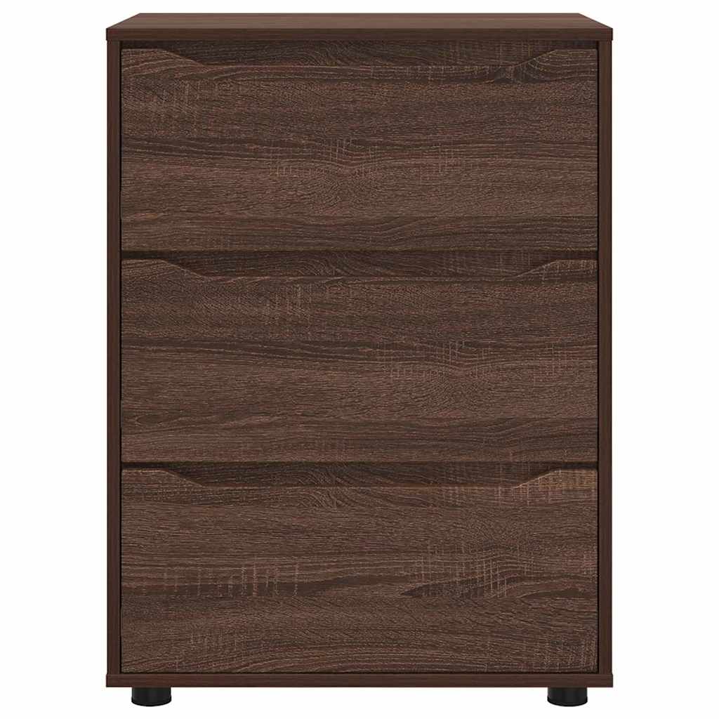 vidaXL Szafka do przechowywania Brązowy dąb 60 x 48 x 81 cm