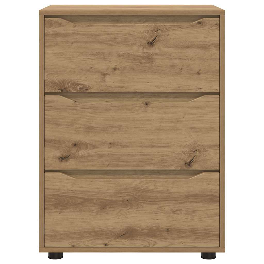 vidaXL Szafka do przechowywania Dąb rzemieślniczy 60 x 48 x 81 cm