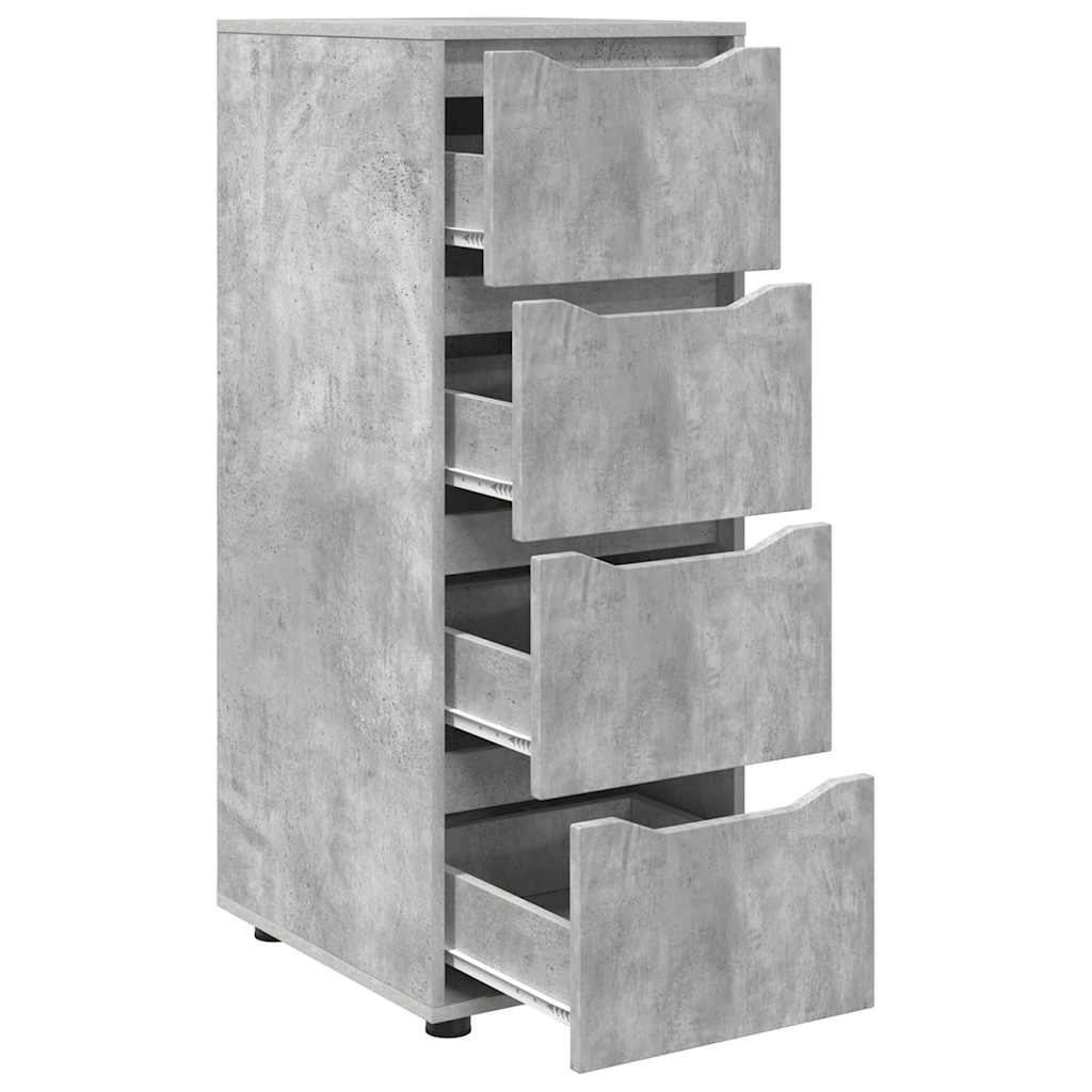 vidaXL Szafka do przechowywania Betonowy szary 40 x 48 x 105 cm