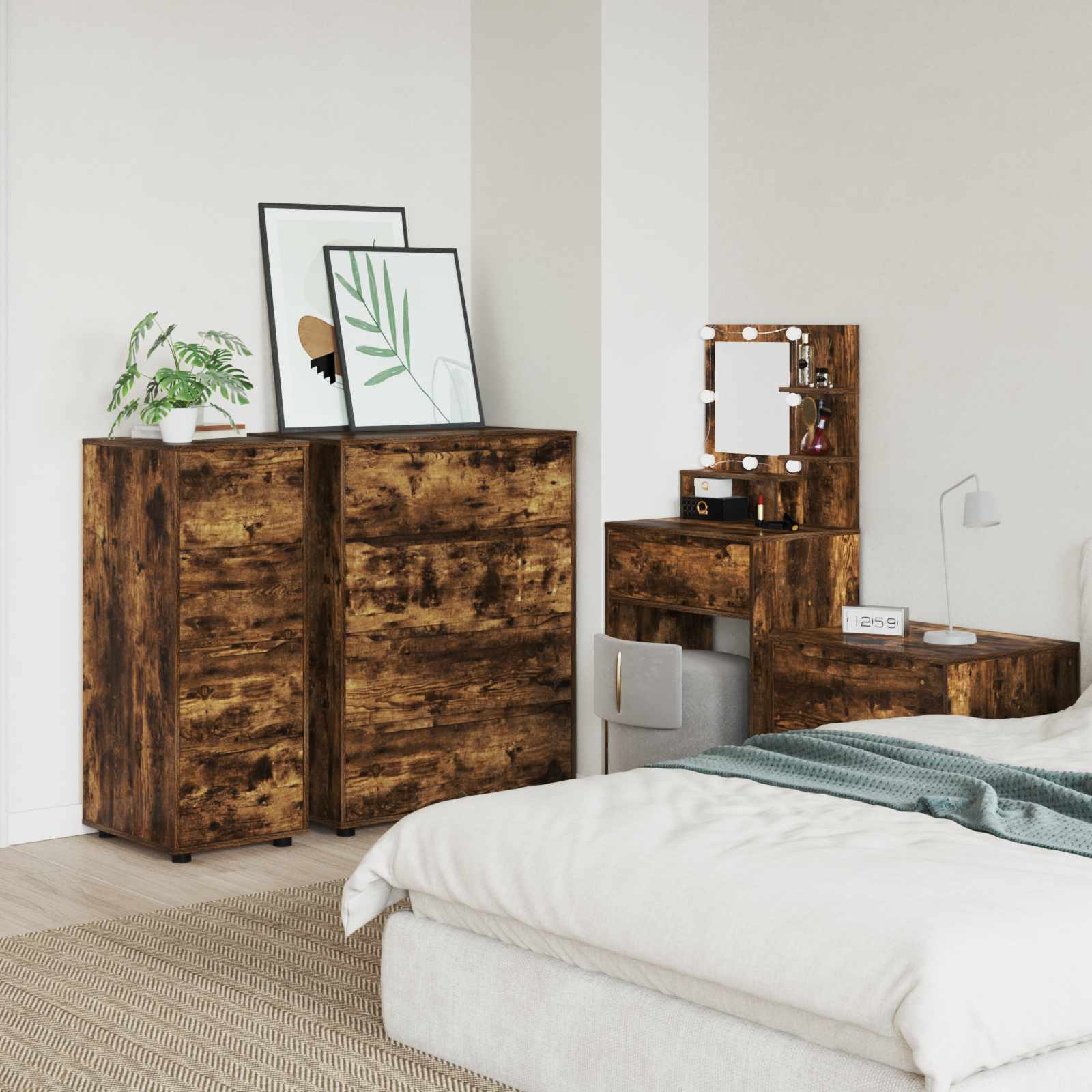 vidaXL Szafka do przechowywania 40 x 48 x 105 cm Drewno inżynieryjne