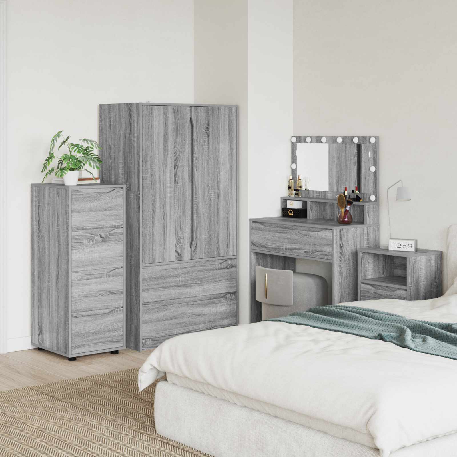vidaXL Szafka do przechowywania 40 x 48 x 105 cm Drewno inżynieryjne