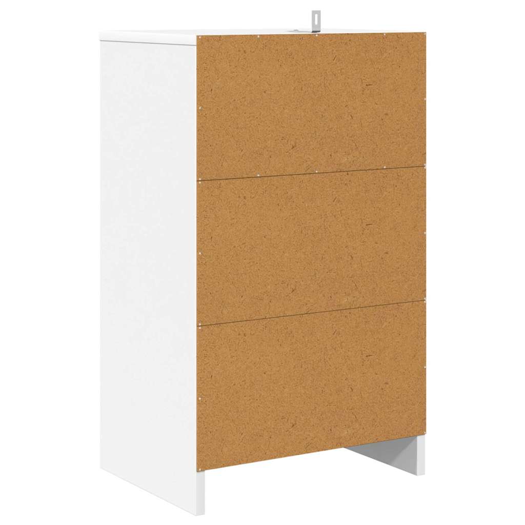 vidaXL Stolik nocny Biały 40 x 30 x 467 cm Materiał drewnopochodny