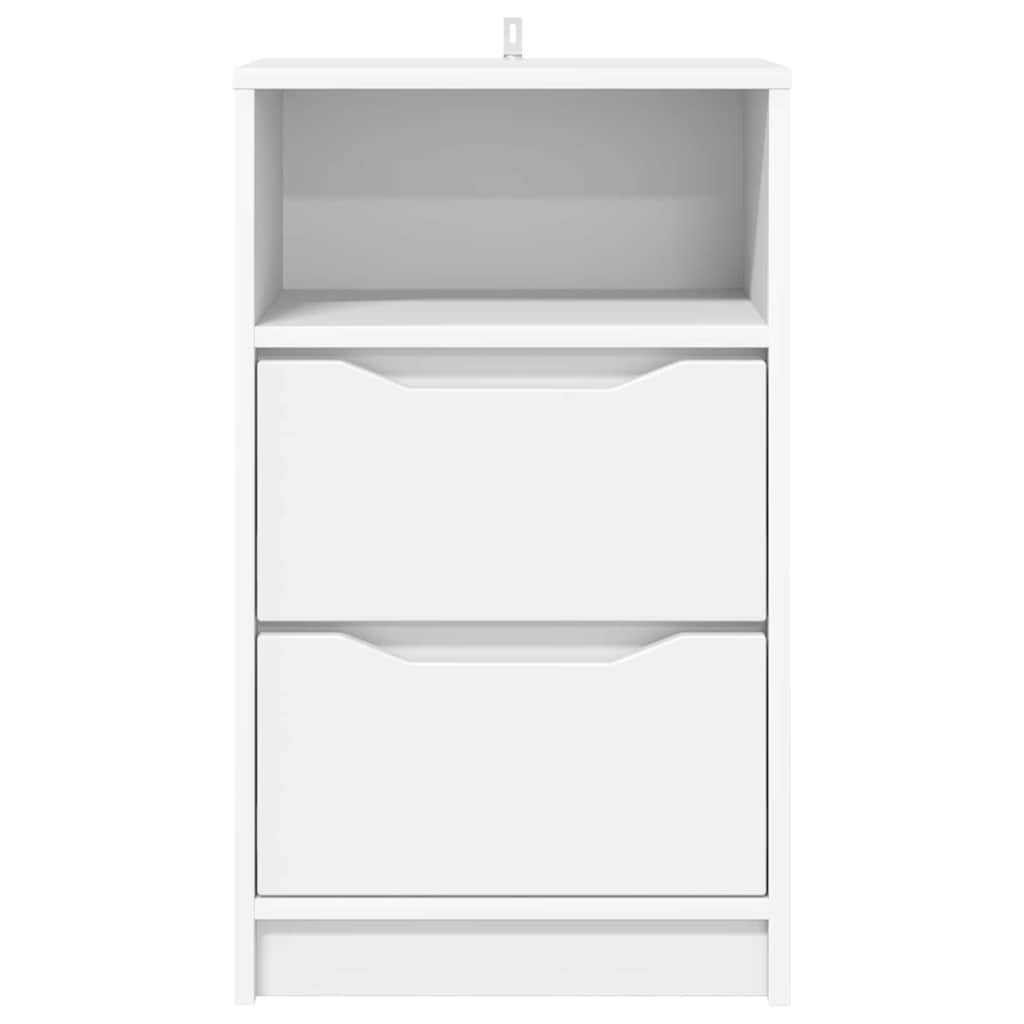 vidaXL Szafki nocne z szufladą 2 pcs Biały 40 x 30 x 467 cm