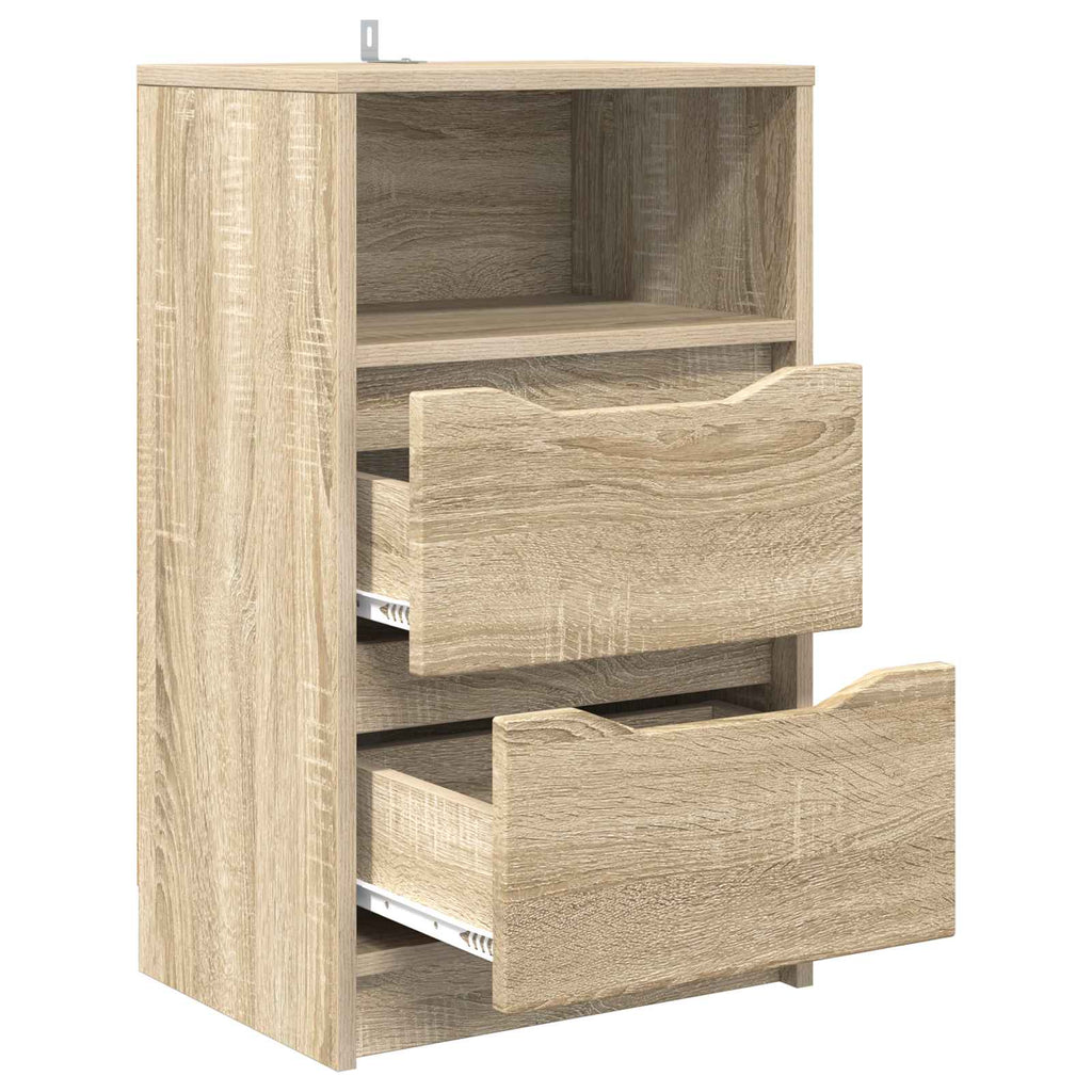 vidaXL Stolik nocny dąb Sonoma 40 x 30 x 67 cm Drewno inżynieryjne