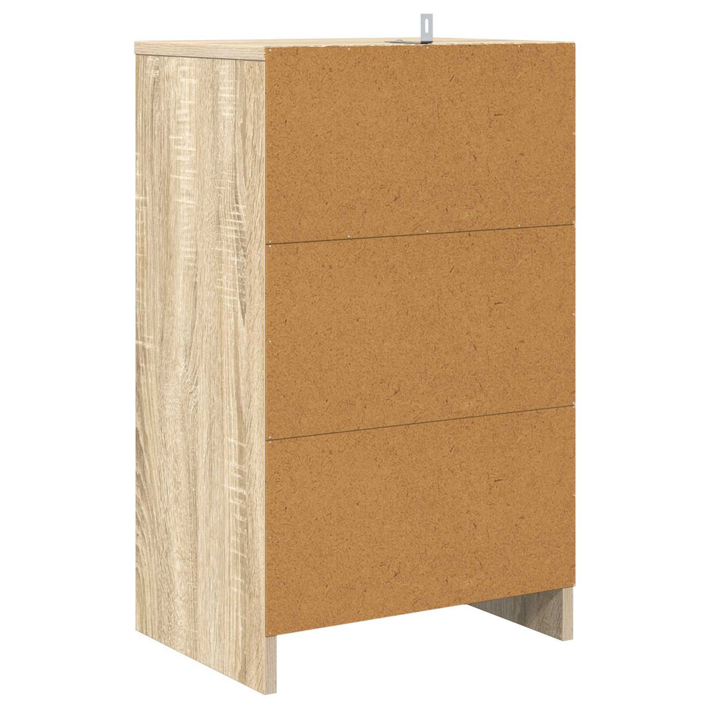 vidaXL Stolik nocny dąb Sonoma 40 x 30 x 67 cm Drewno inżynieryjne