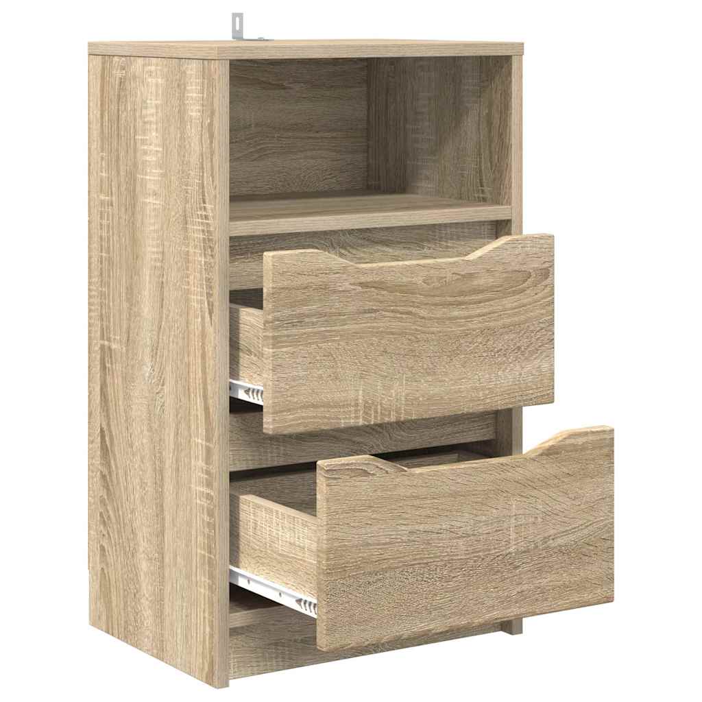 vidaXL Szafki nocne z szufladą 2 pcs Dąb Sonoma 40 x 30 x 467 cm