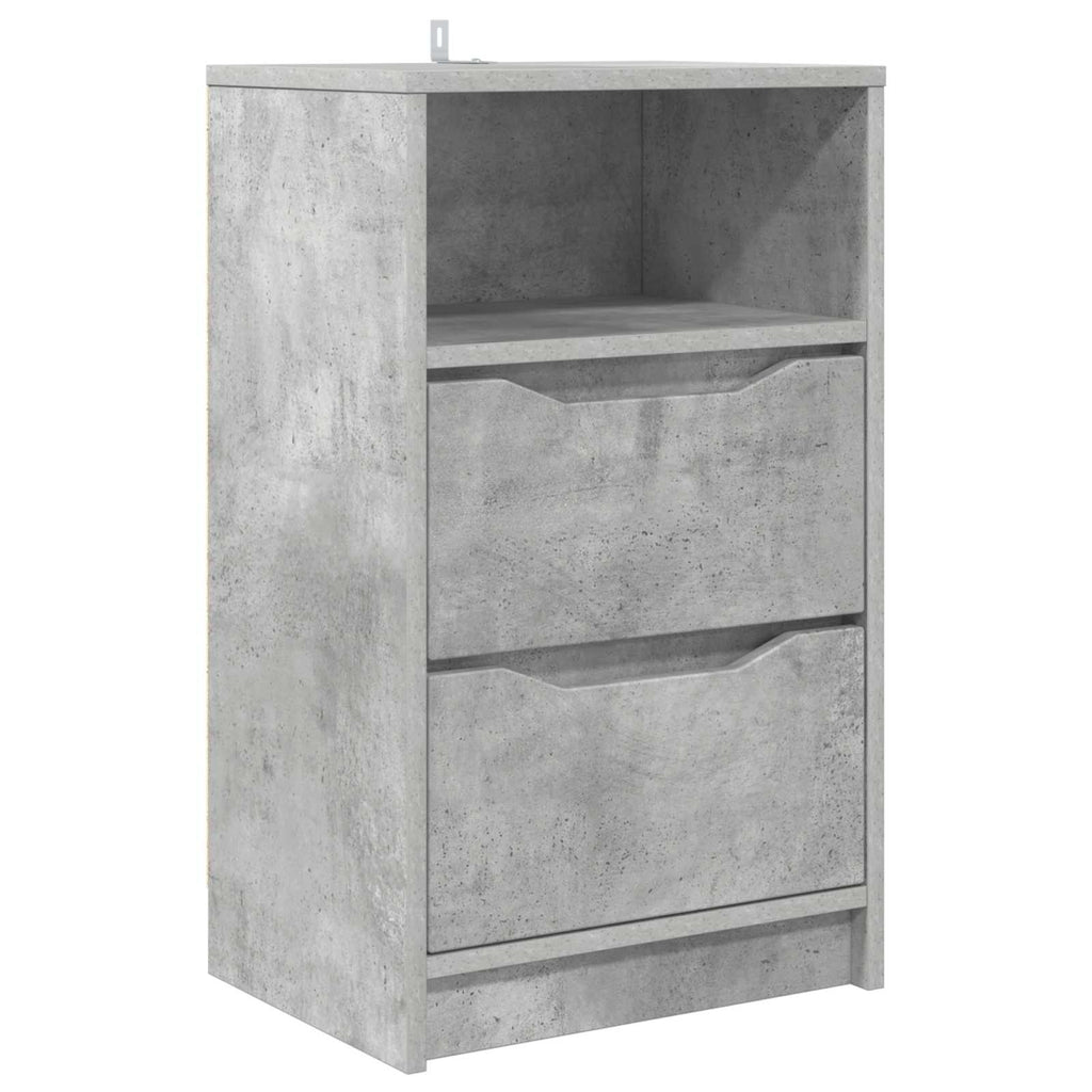 vidaXL Stolik nocny Betonowy szary 40 x 30 x 467 cm