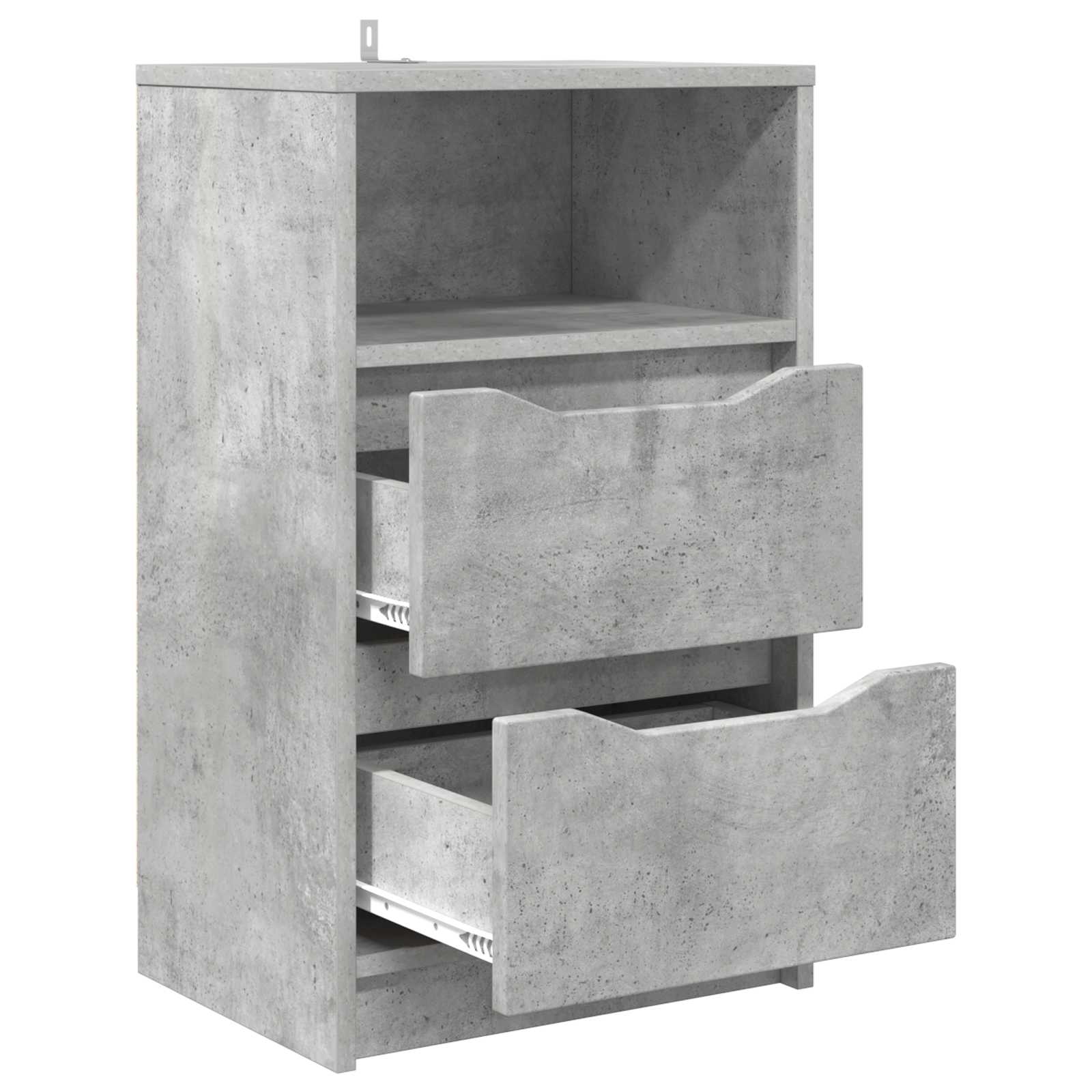 vidaXL Stolik nocny Betonowy szary 40 x 30 x 467 cm