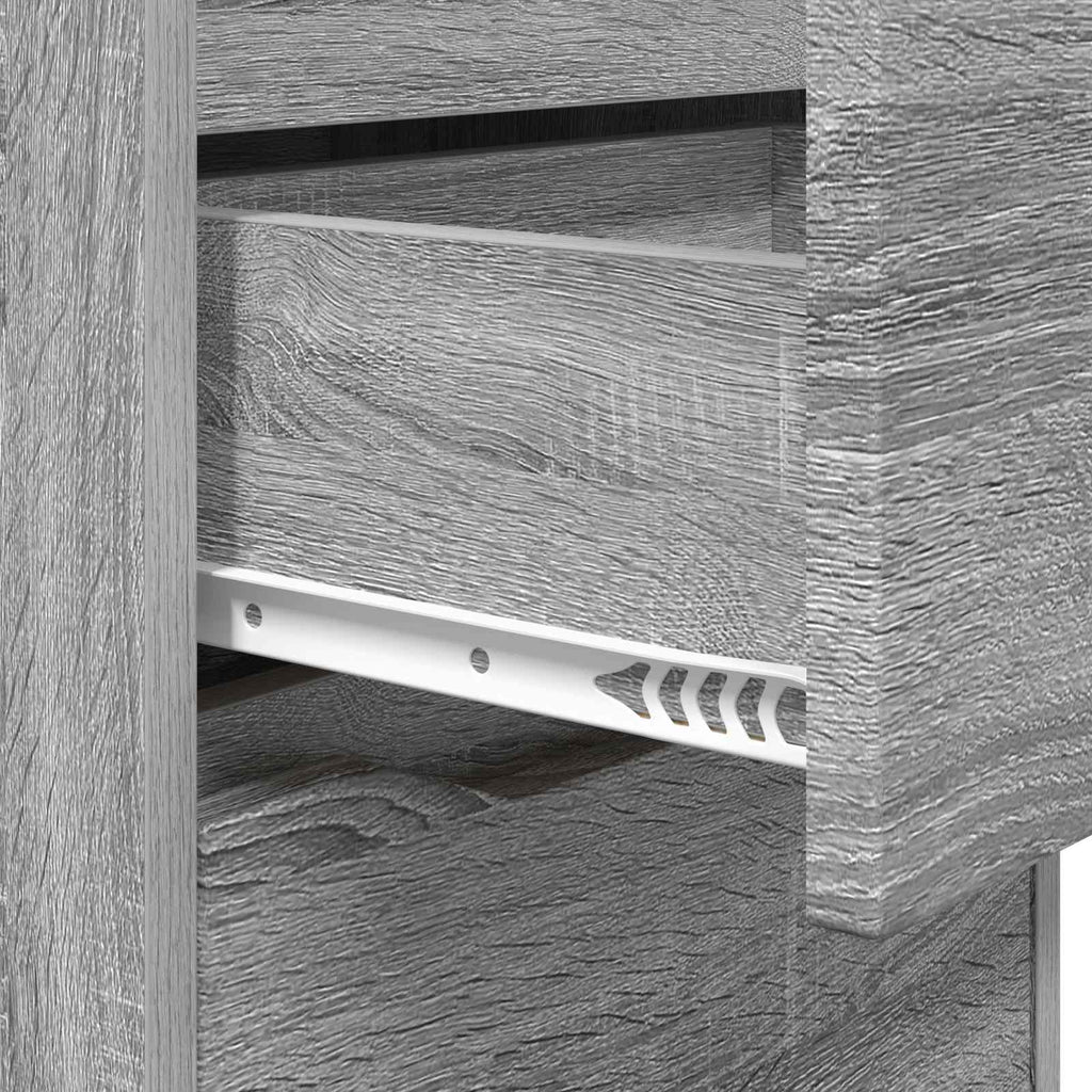 vidaXL Stolik nocny Szary Sonoma 40 x 30 x 67 cm Drewno inżynieryjne