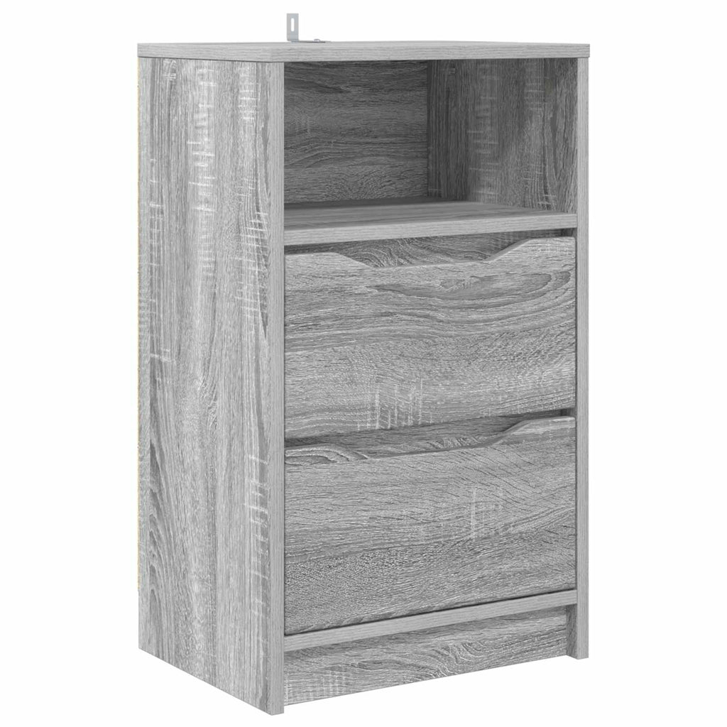 vidaXL Stolik nocny Szary Sonoma 40 x 30 x 67 cm Drewno inżynieryjne