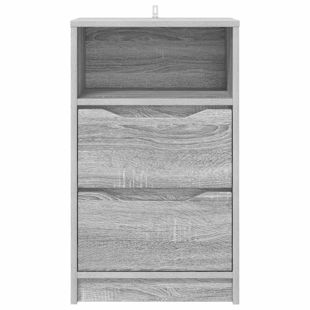 vidaXL Stolik nocny Szary Sonoma 40 x 30 x 67 cm Drewno inżynieryjne