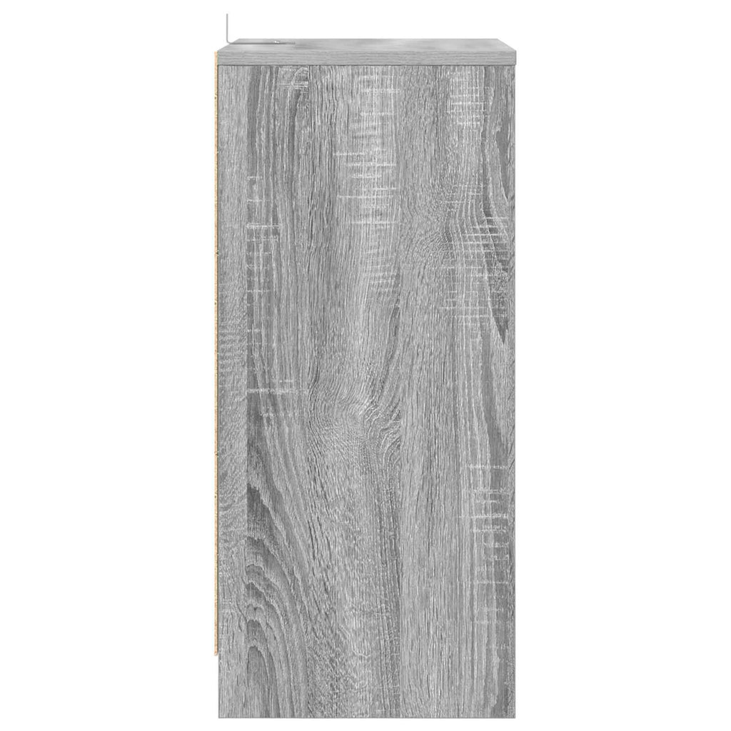 vidaXL Stolik nocny Szary Sonoma 40 x 30 x 67 cm Drewno inżynieryjne
