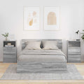 vidaXL Szafki nocne z szufladą 2 pcs Szary Sonoma 40 x 30 x 467 cm