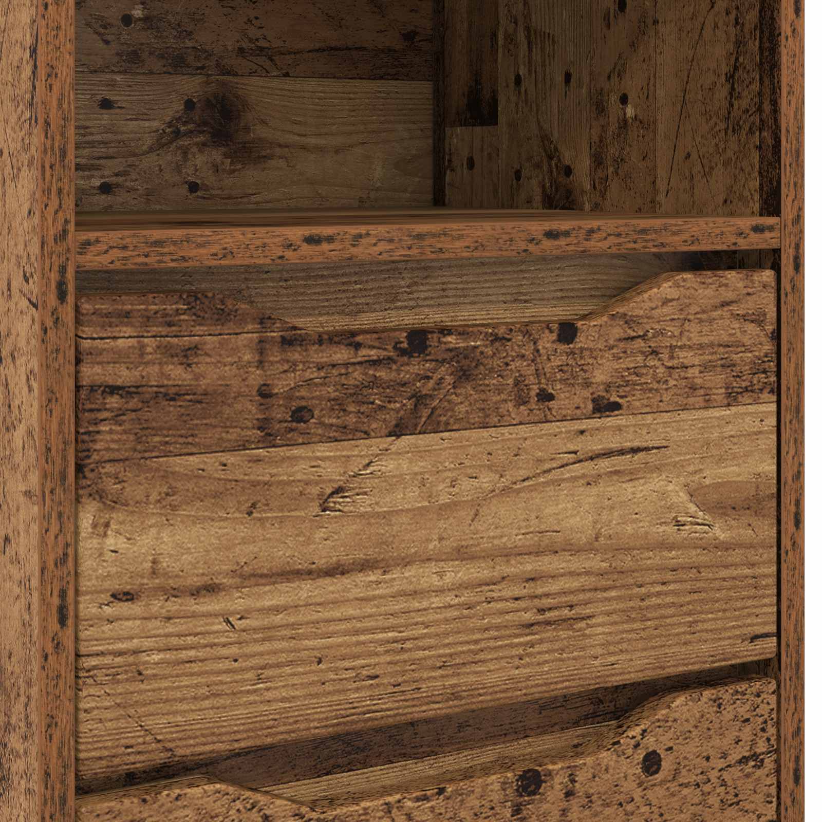 vidaXL Stolik nocny Stare drewno 40 x 30 x 467 cm Drewno inżynieryjne