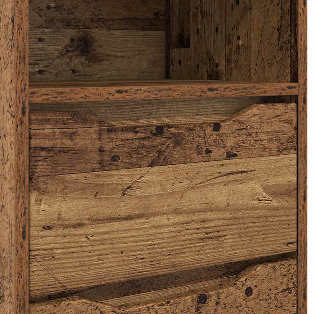 vidaXL Szafki nocne z szufladą 2 pcs Stare drewno 40 x 30 x 467 cm