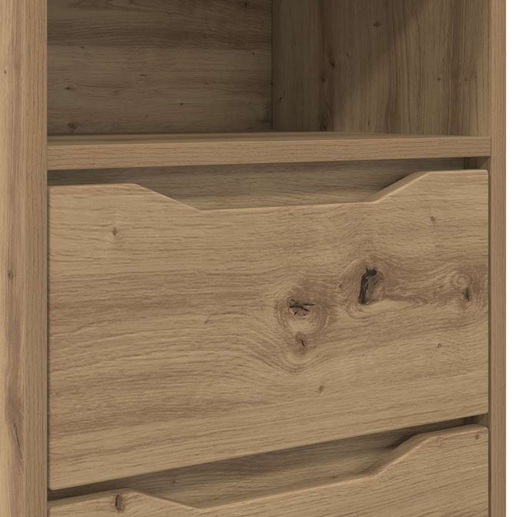 vidaXL Szafki nocne 2 pcs Dąb rzemieślniczy 40 x 30 x 467 cm