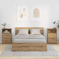 vidaXL Szafki nocne 2 pcs Dąb rzemieślniczy 40 x 30 x 467 cm