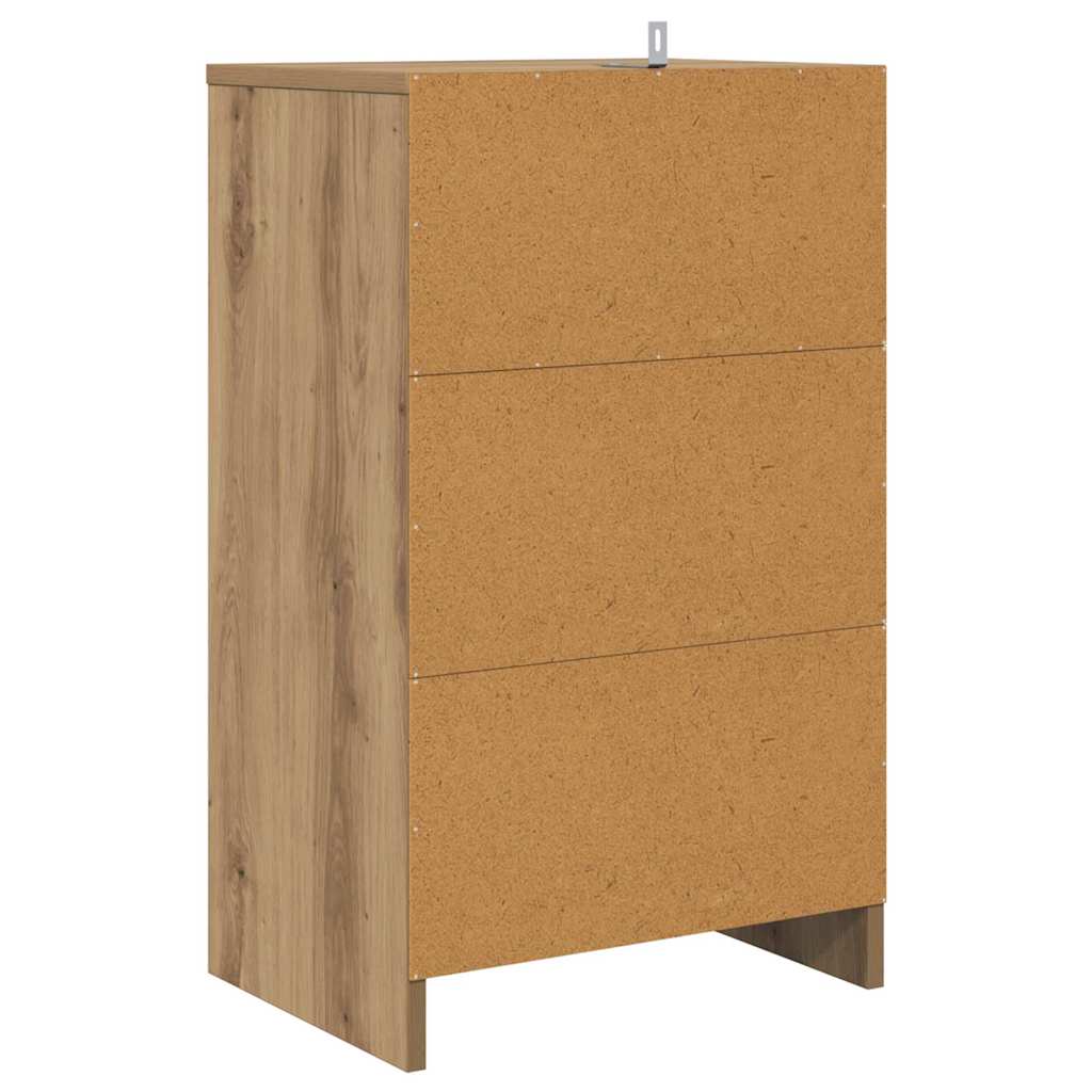 vidaXL Szafki nocne 2 pcs Dąb rzemieślniczy 40 x 30 x 467 cm
