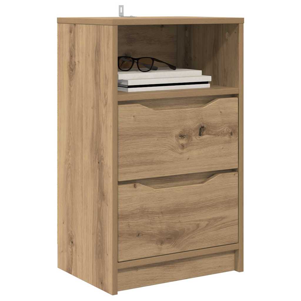 vidaXL Szafki nocne 2 pcs Dąb rzemieślniczy 40 x 30 x 467 cm
