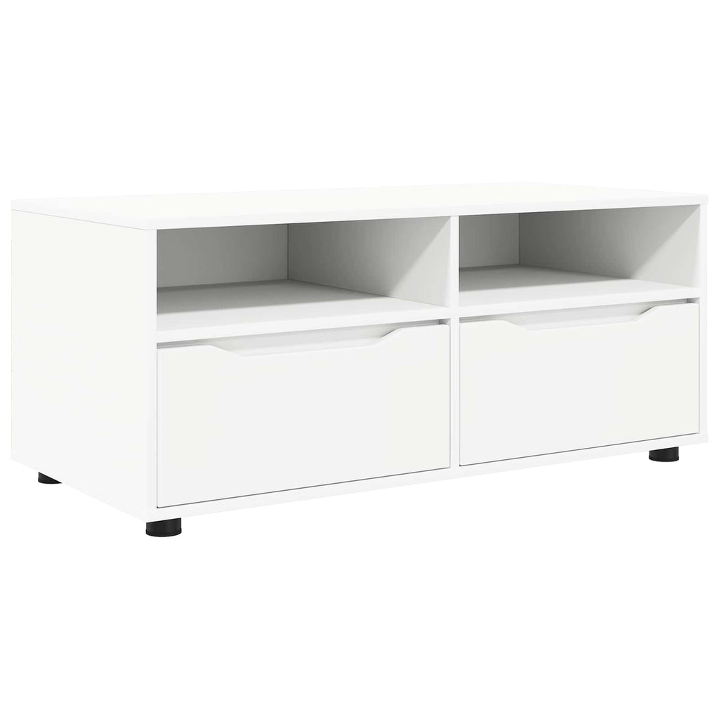 vidaXL Szafka pod telewizor 100 x 48 x 43 cm Biały Drewno inżynieryjne