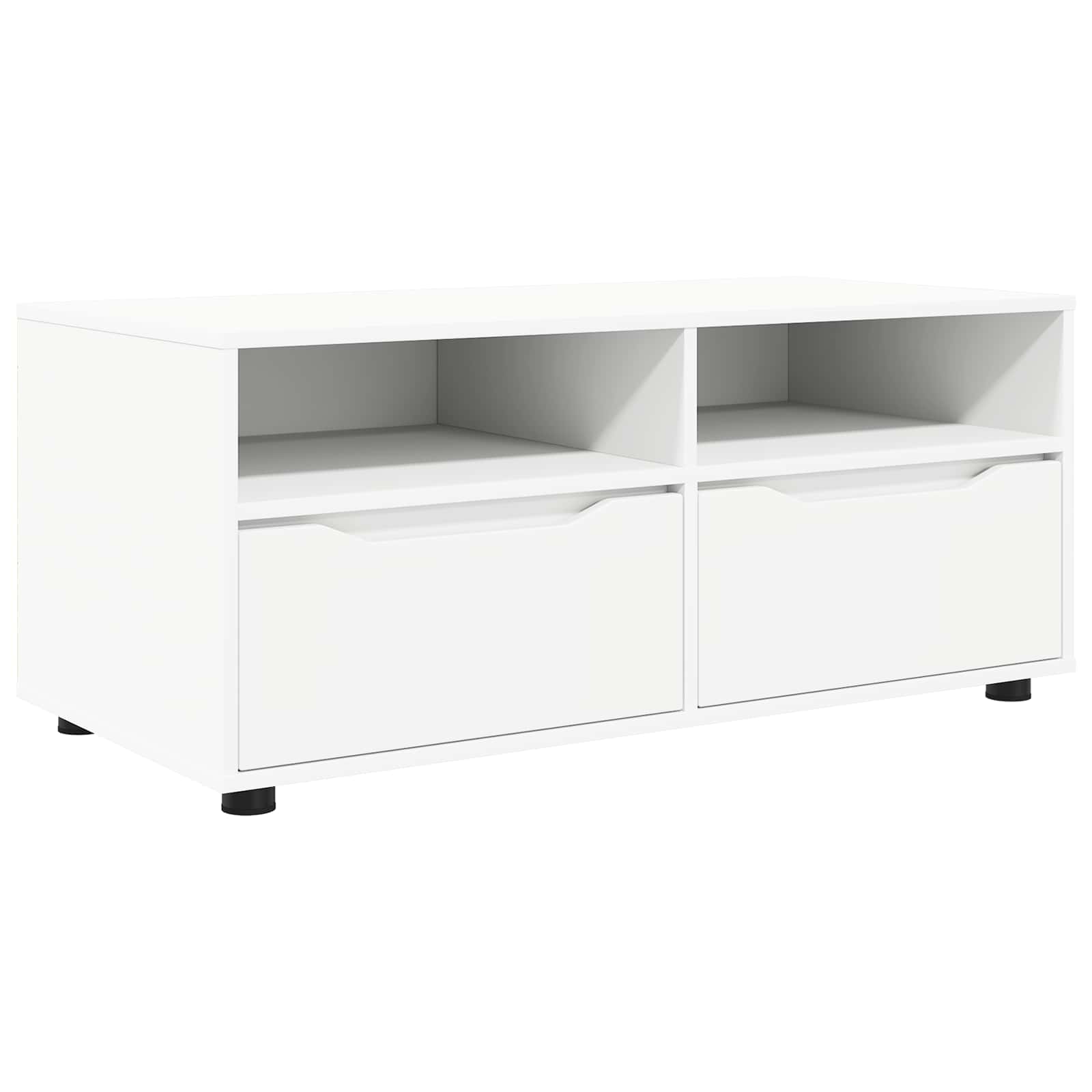 vidaXL Szafka pod telewizor 100 x 48 x 43 cm Biały Drewno inżynieryjne
