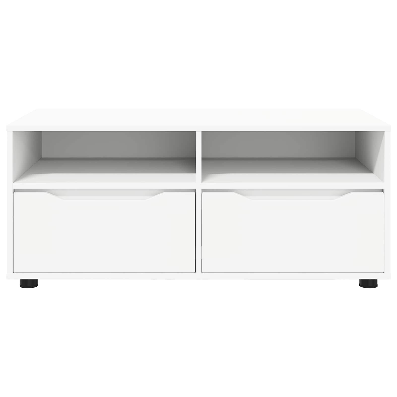 vidaXL Szafka pod telewizor 100 x 48 x 43 cm Biały Drewno inżynieryjne