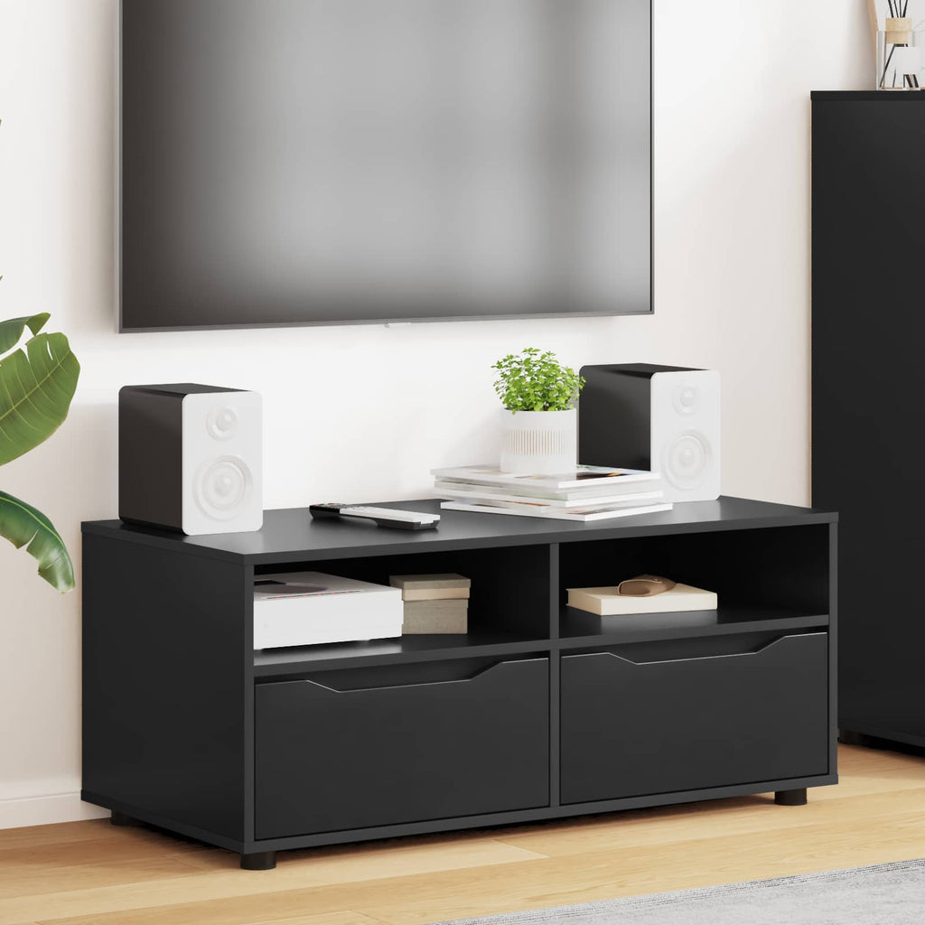 vidaXL Szafka pod telewizor 100 x 48 x 43 cm Czarny