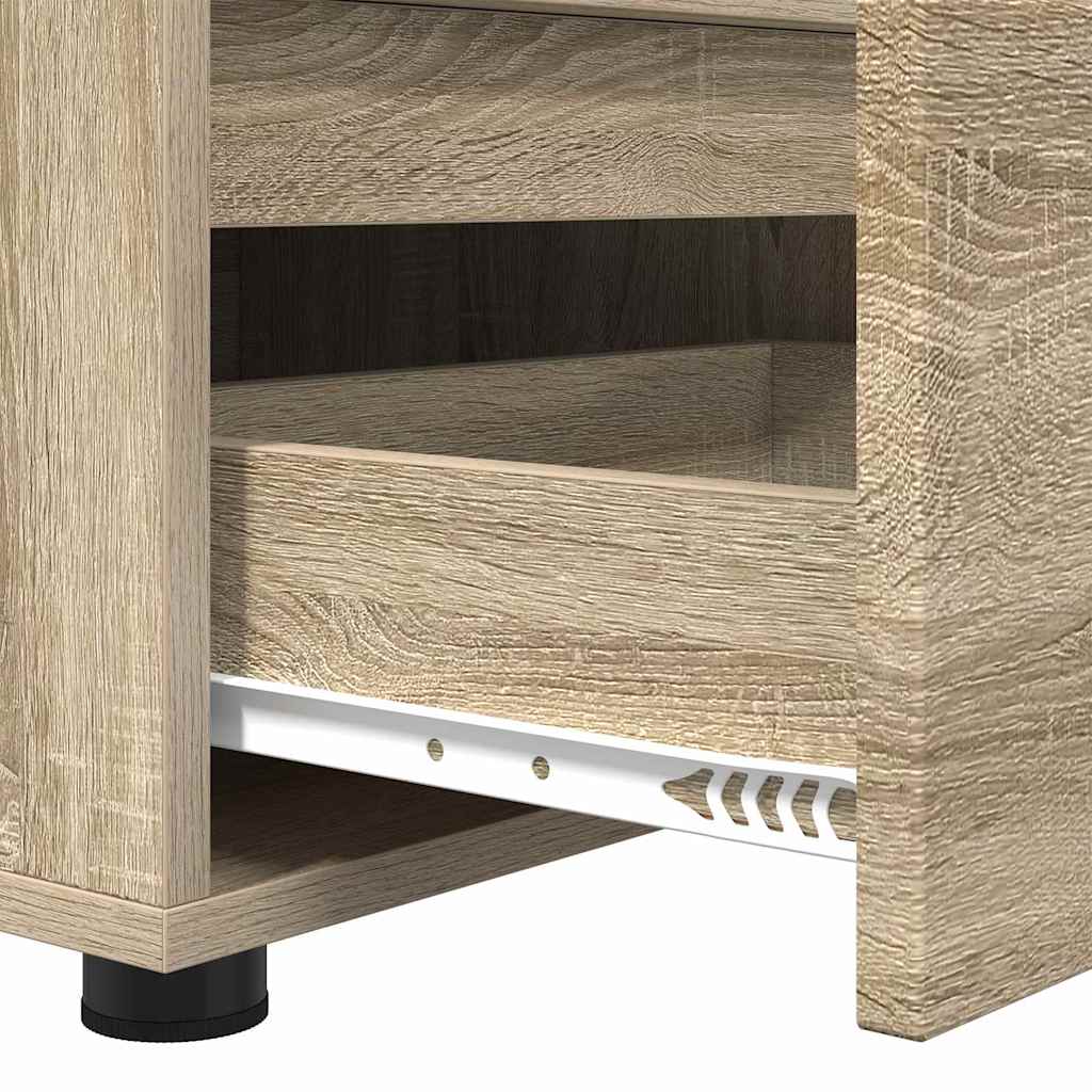 vidaXL Szafka pod telewizor z szufladą Dąb Sonoma 100 x 48 x 43 cm