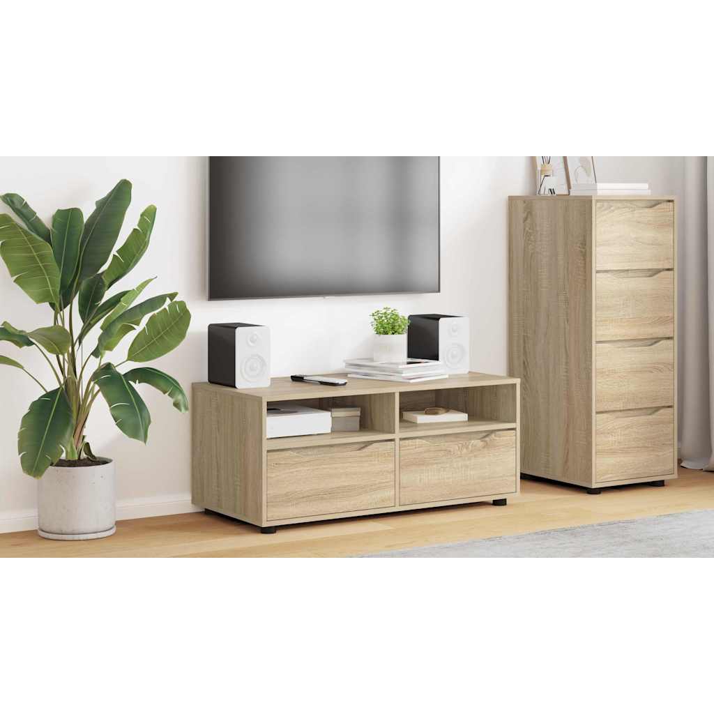 vidaXL Szafka pod telewizor z szufladą Dąb Sonoma 100 x 48 x 43 cm