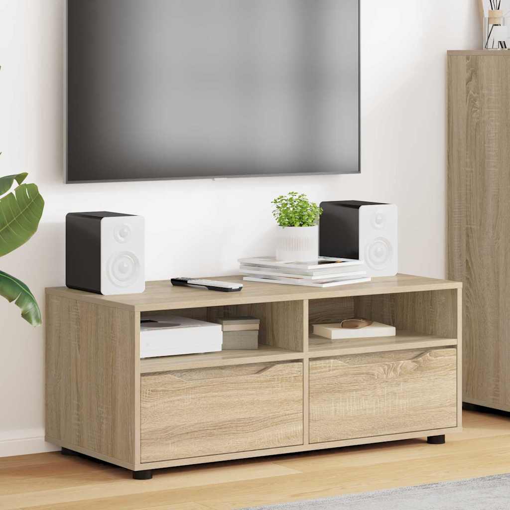 vidaXL Szafka pod telewizor z szufladą Dąb Sonoma 100 x 48 x 43 cm