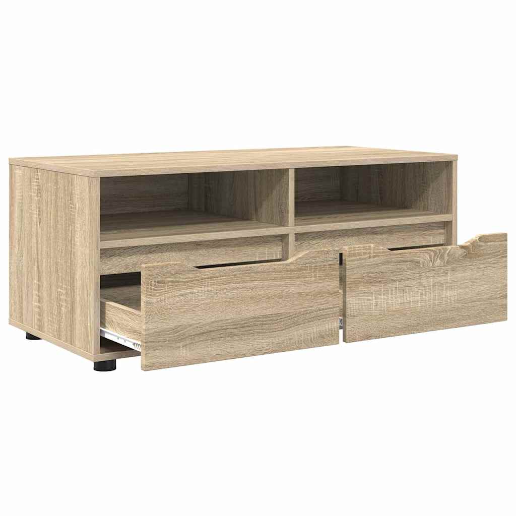 vidaXL Szafka pod telewizor z szufladą Dąb Sonoma 100 x 48 x 43 cm
