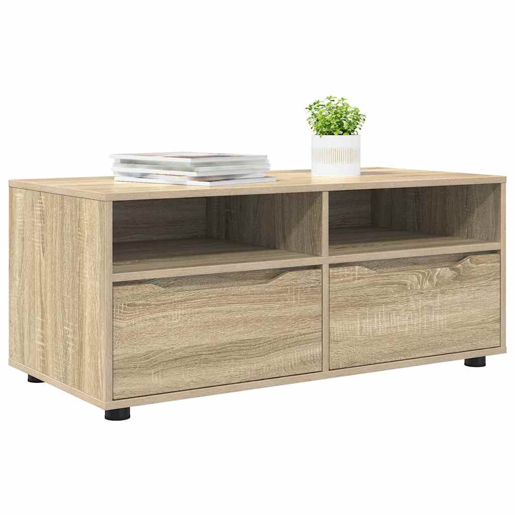 vidaXL Szafka pod telewizor z szufladą Dąb Sonoma 100 x 48 x 43 cm
