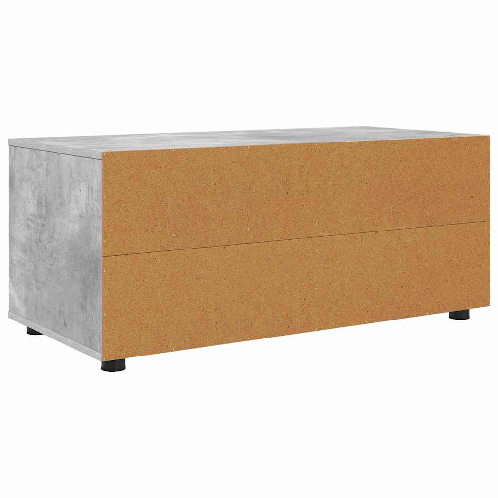 vidaXL Szafka pod telewizor z szufladą Betonowy szary 100 x 48 x 43 cm
