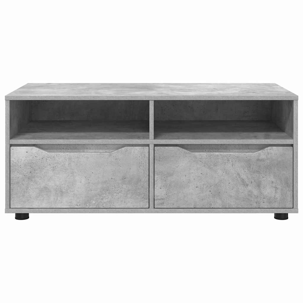 vidaXL Szafka pod telewizor z szufladą Betonowy szary 100 x 48 x 43 cm