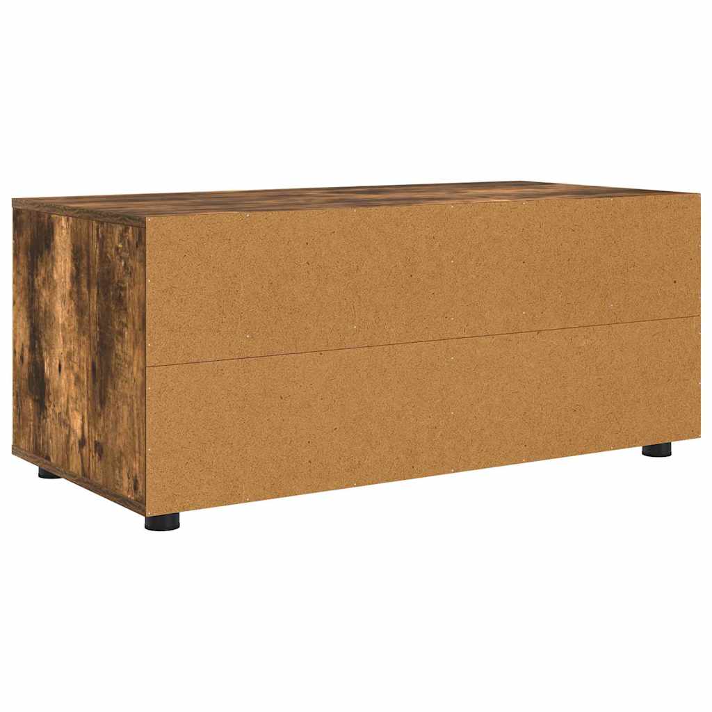 vidaXL Szafka pod telewizor z szufladą Dąb wędzony 100 x 48 x 43 cm