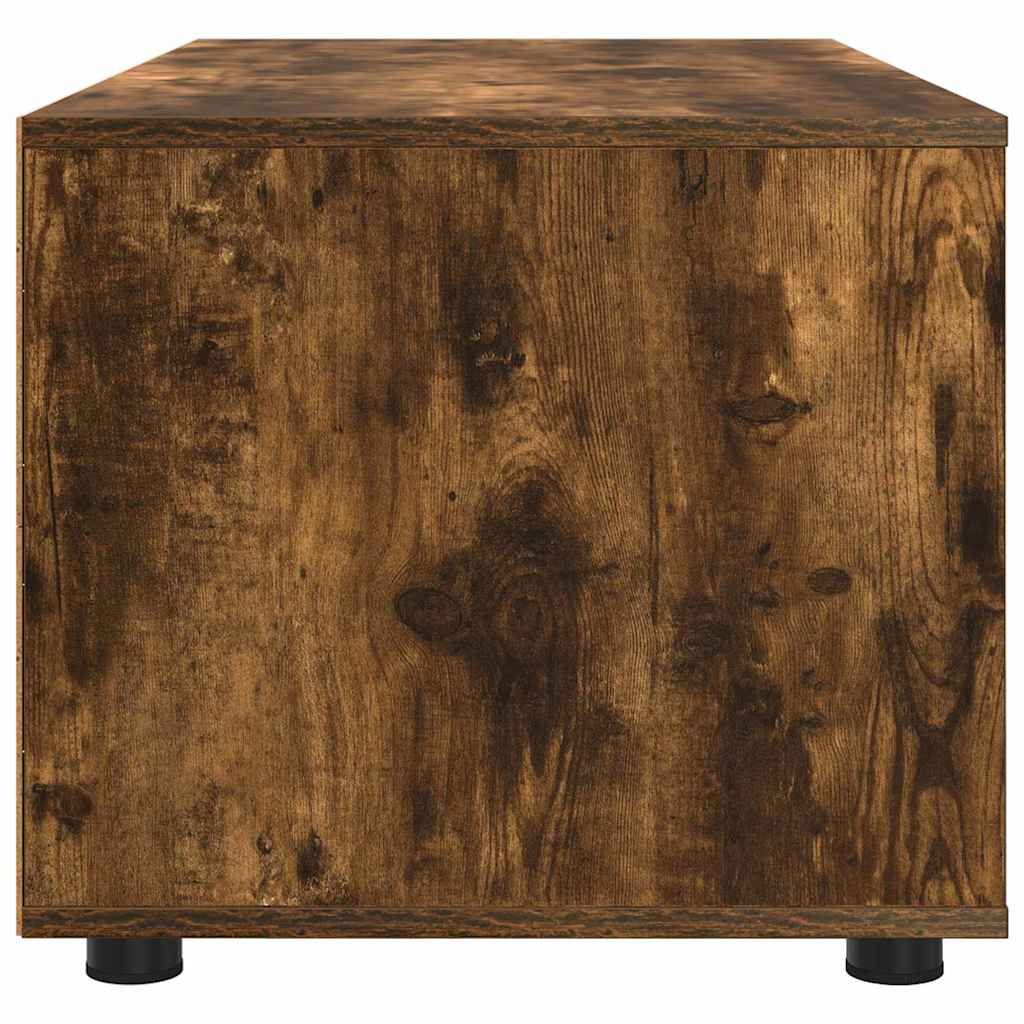 vidaXL Szafka pod telewizor z szufladą Dąb wędzony 100 x 48 x 43 cm