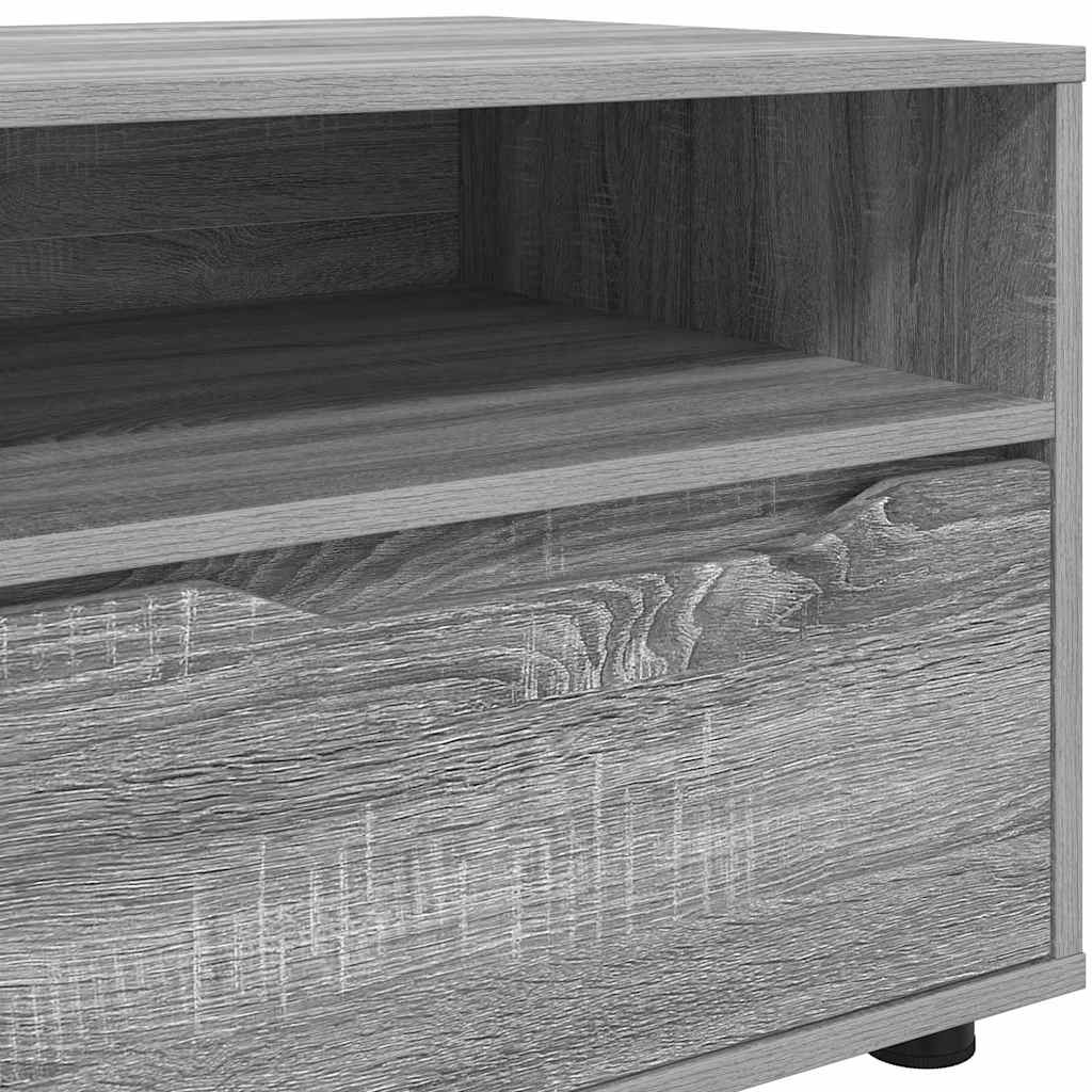 vidaXL Szafka pod telewizor z szufladą Szary Sonoma 100 x 48 x 43 cm