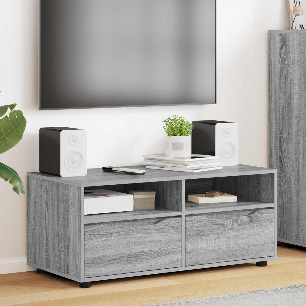 vidaXL Szafka pod telewizor 100 x 48 x 43 cm Szary Sonoma